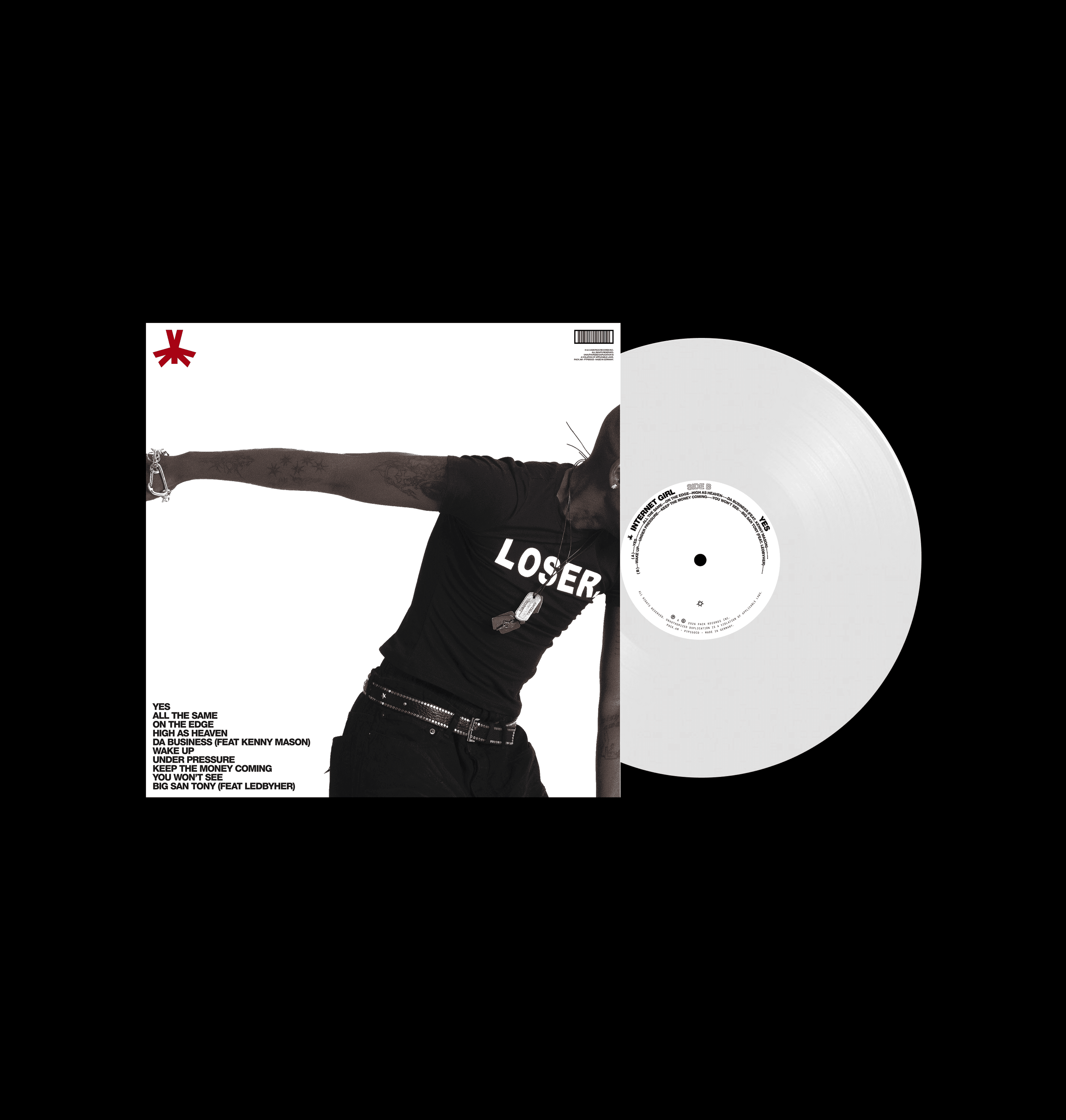 PRE-ORDER: Internet Girl - YES (White Vinyl)